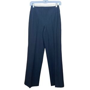 Gunex Made in Italy Grey Wool Flat Front Trousers